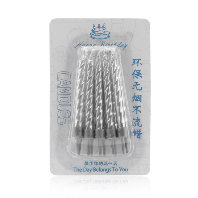 Silver Candle Cake